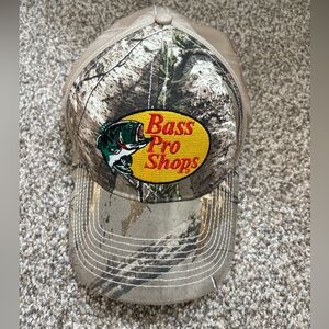 Bass Pro Shops Tan and Camo Hat